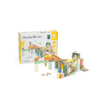 Classic World: Wooden Marble Blocks Construction Set
