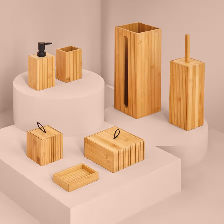Soap Dispenser Terre In, Bamboo, 280ml