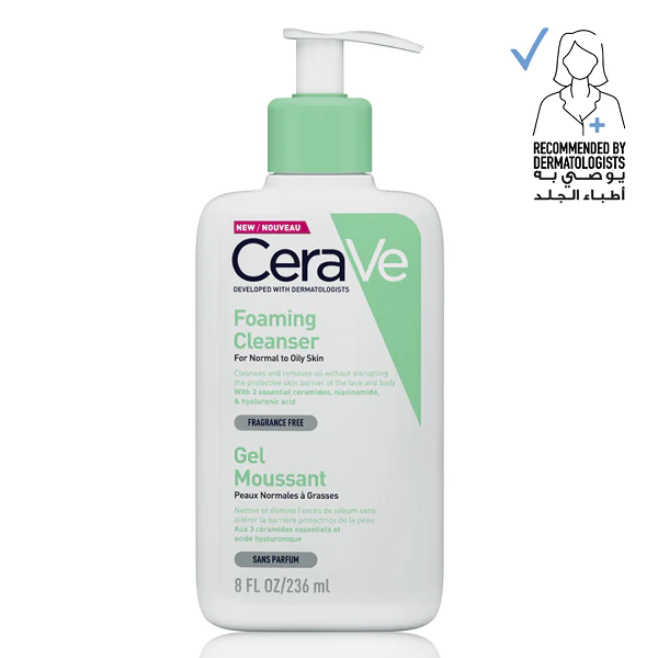 CeraVe Foaming Cleanser Gel Moussant Normal Oily Skin-1