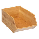 Stackable Bamboo Organizer - Compact Storage Solution