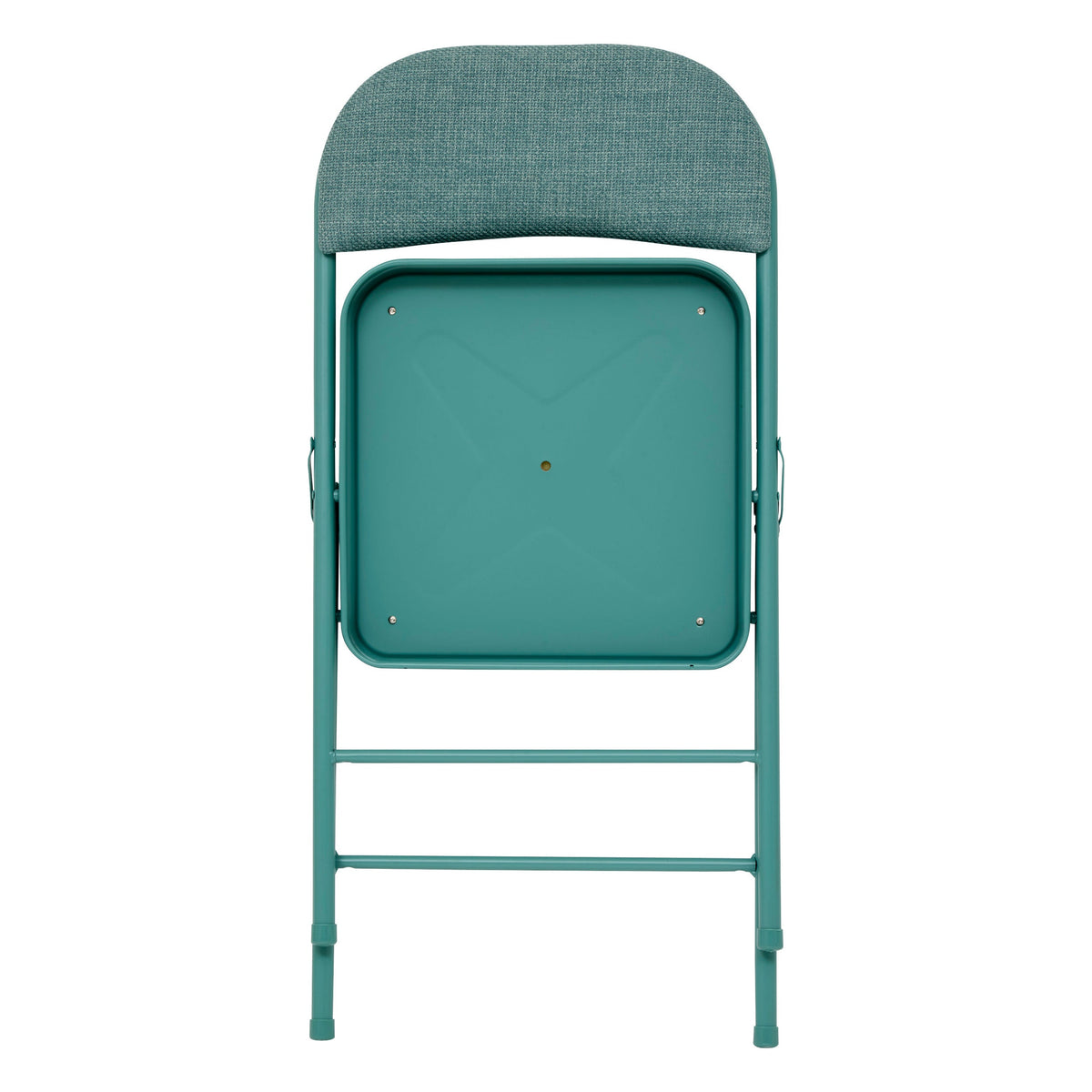 Flexy Folding Chair - Metal Frame, Padded Seat & Back, Green