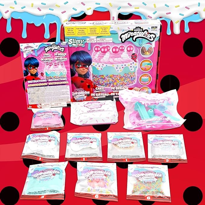 Miraculous Ladybug Slimy Birthday Cake Kit