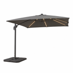 Premium Steel Outdoor Umbrella 3x3M with LED Lights