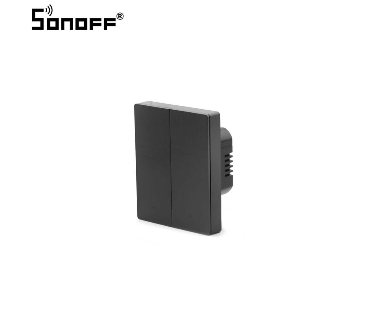 IoT Smart | WiFi Touch Switch 2-Gang | EU | Black | M5-2C-80 | Sonoff