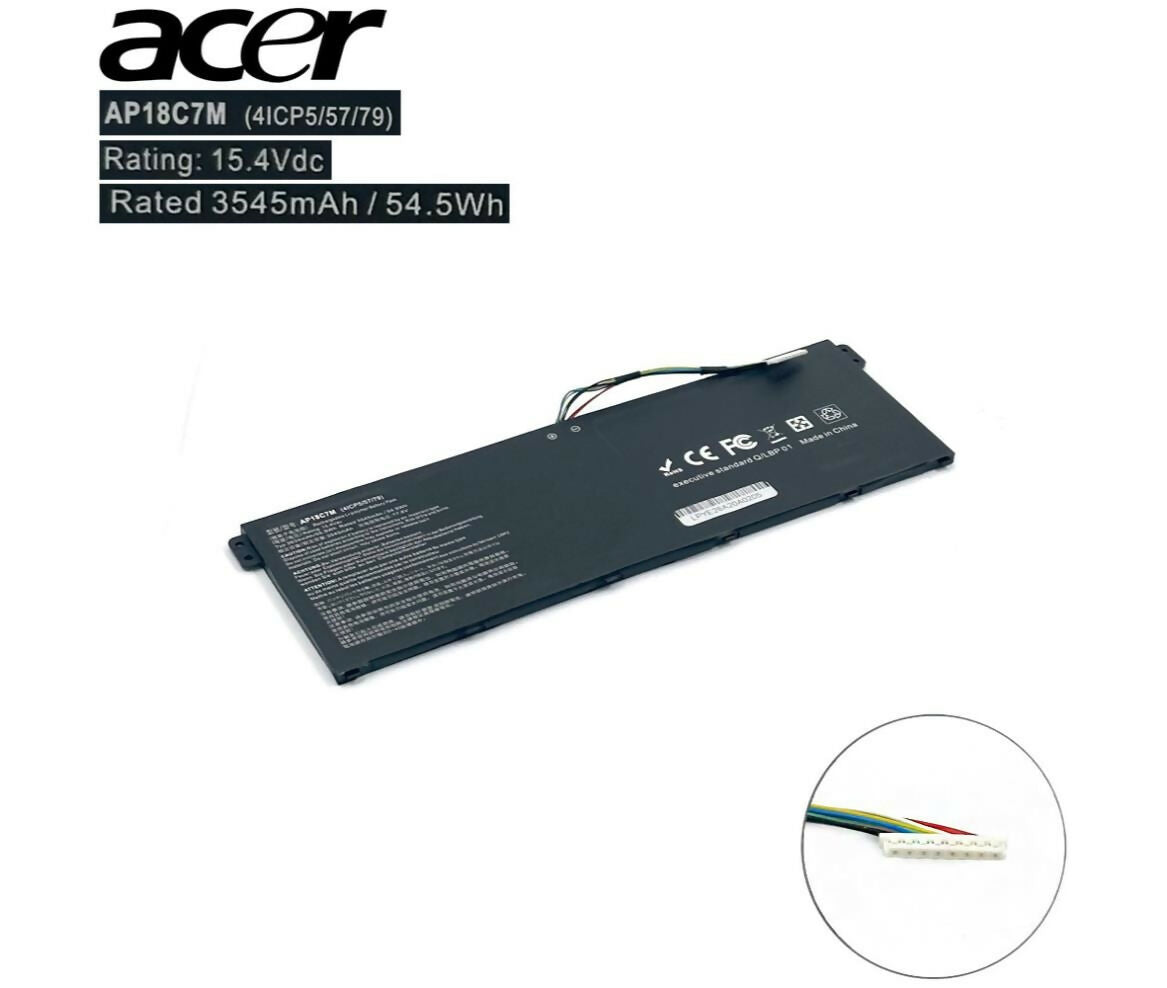Laptop Battery | 15.4V 3.6Ah | Compatible With Acer AP18C7M