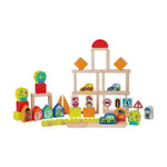 Atelier Du Bois Wooden Building Blocks Set 55 pcs