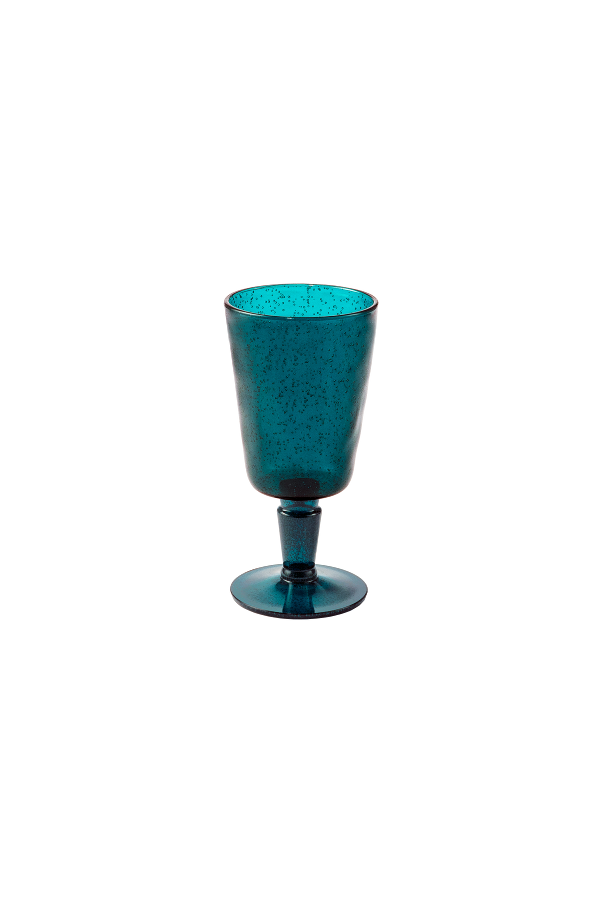 SYNTH GOBLET Acrylic - Petrolium, H.15.5 D.8 cm