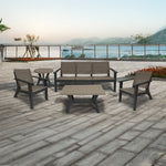 Tropicano Set 3 Resin & Fiberglass Outdoor Lounge Set for Garden