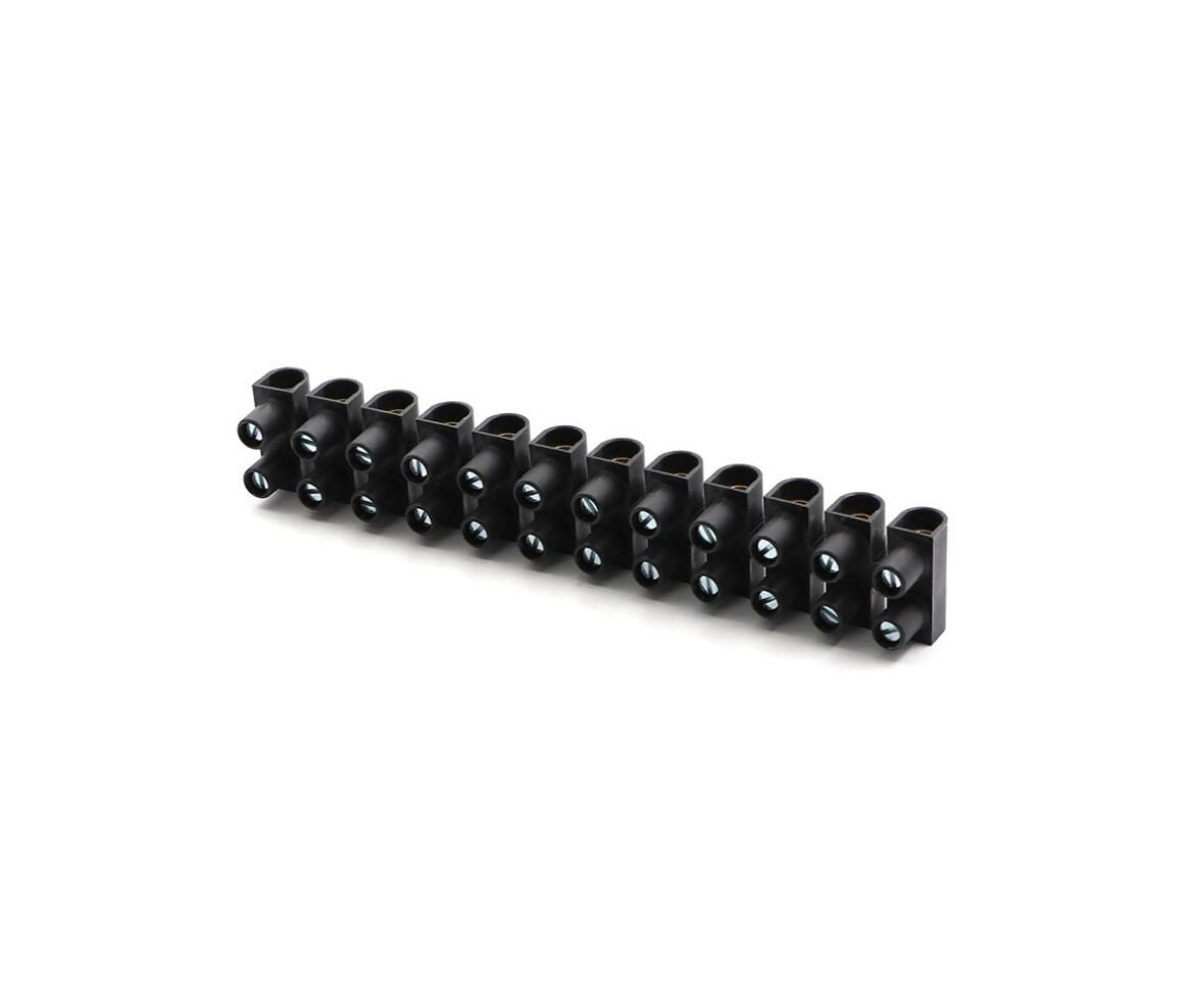 Terminal Block | Barrier | 25mm | 12-Way | Black | Legrand
