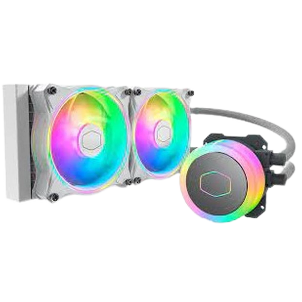 Cooler Master (MLX-D24M-A18PW-R1) MasterLiquid ML240 Illusion ARGB Cooler - White Edition