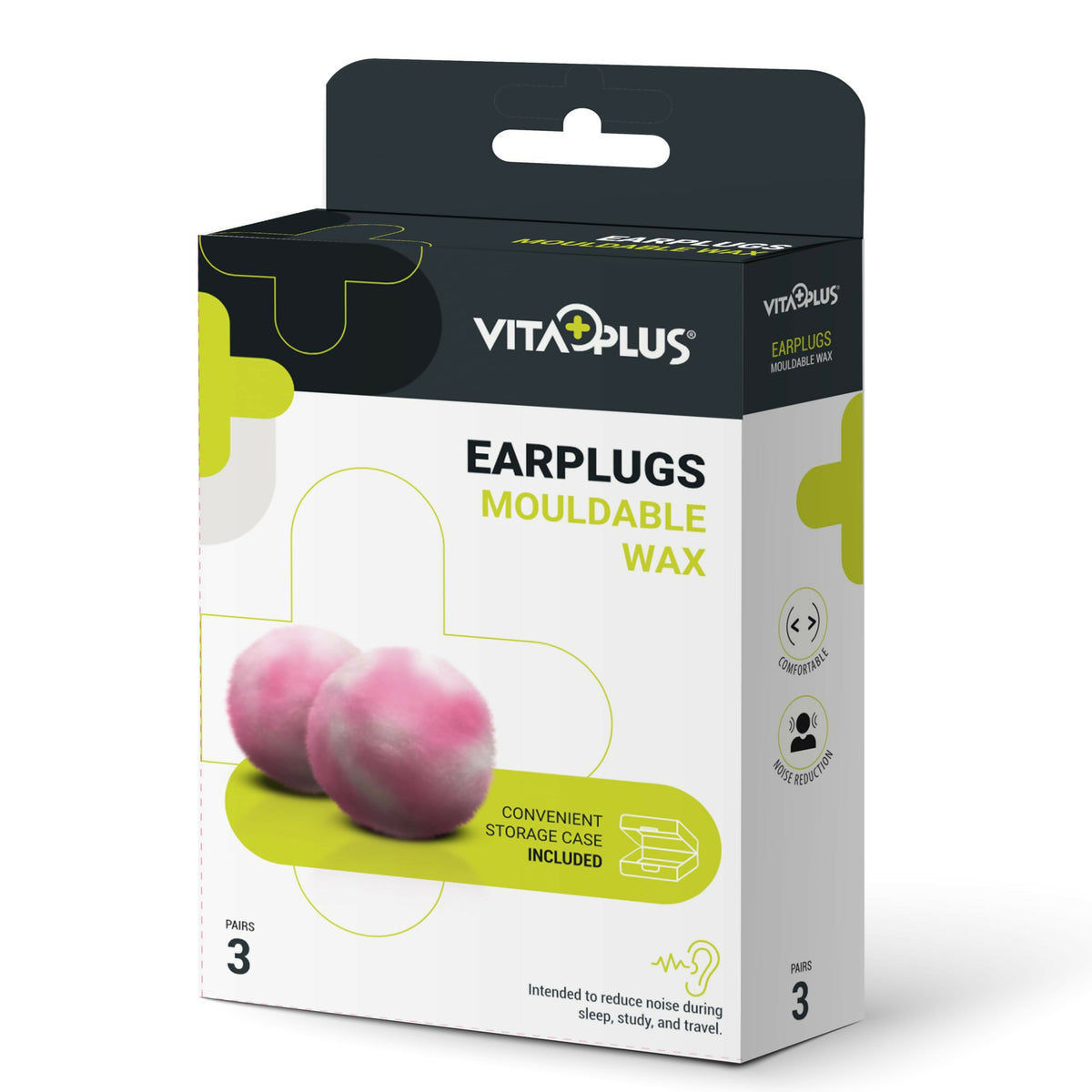Earplugs- Wax ( Mouldable) - 3 Pairs
