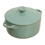 Mini Dish Saucepan 10 cm - Stoneware Mini Casserole with Lid