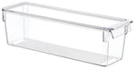 Tall Clear Organizer with Lid, Modern Acrylic Storage