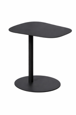 Modern Aluminum Side Table Indoor Outdoor 50 x 38 x 50 cm