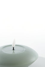Table Lamp Led Green Round Metal Modern Accent Light