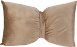 Cushion Bow Shape Velvet Polyester 50x30x15 cm