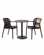 Steel Table with PP Chairs Set
