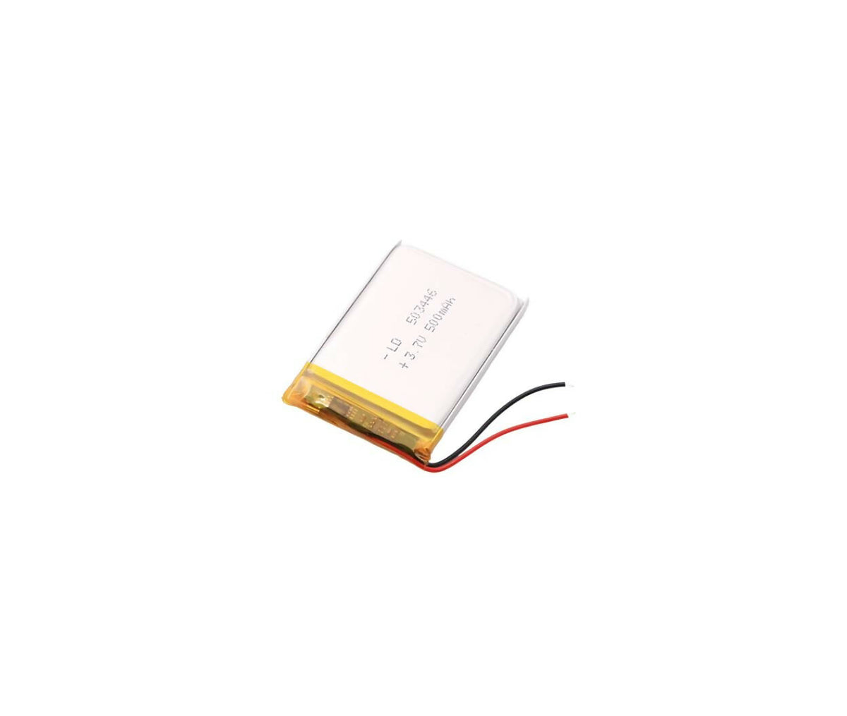 Lithium-Polymer Battery | LIPO | 46x34x5mm | 3.7V 0.50Ah