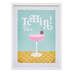 Framed Poster 'Cheri' - Vertical Wall Art Print 30x40 cm