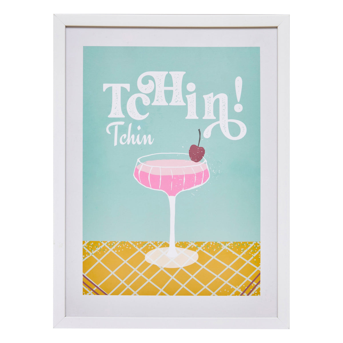Framed Poster 'Cheri' - Vertical Wall Art Print 30x40 cm