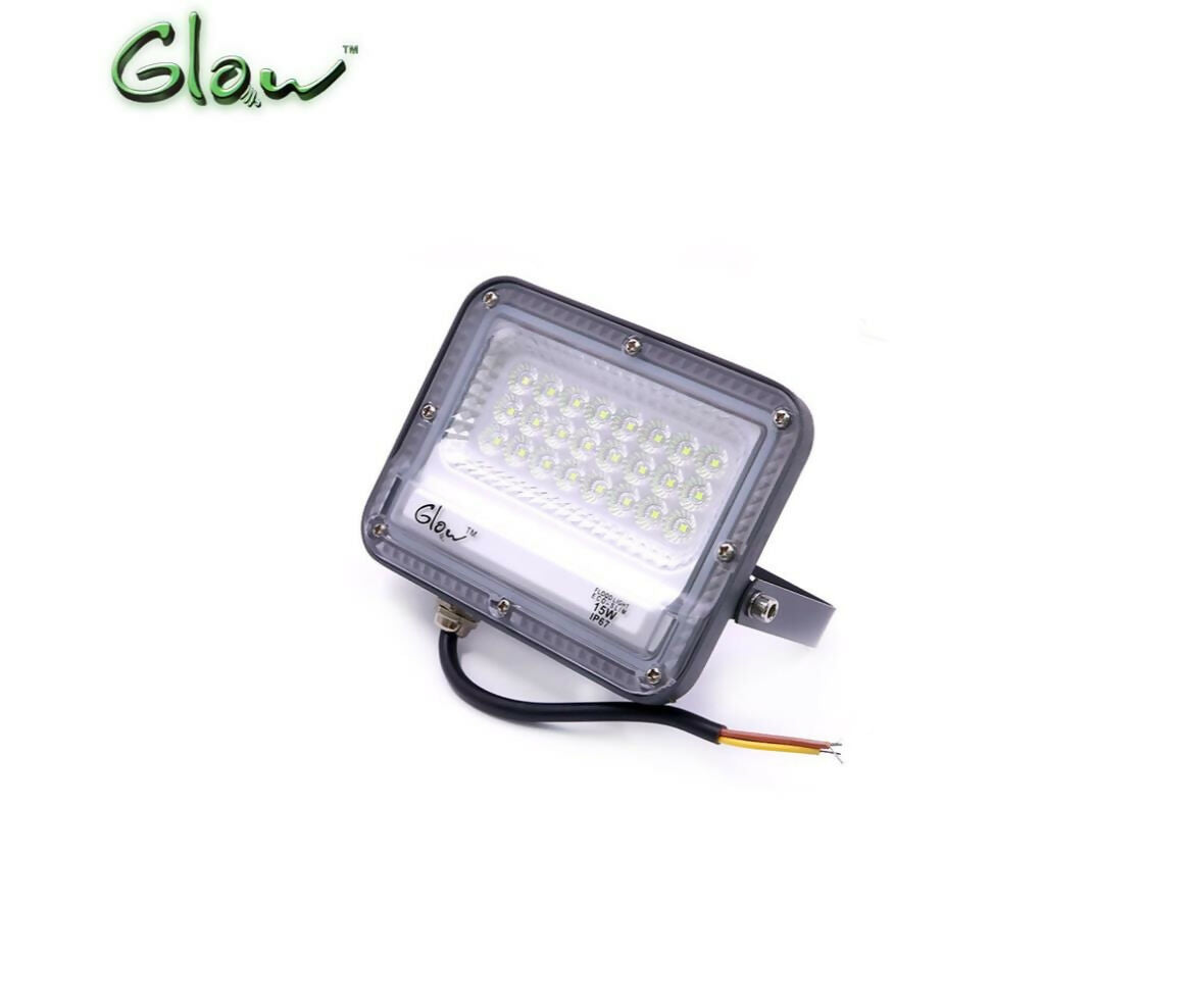 LED Floodlight | 220V AC | 15W | Green | Glow