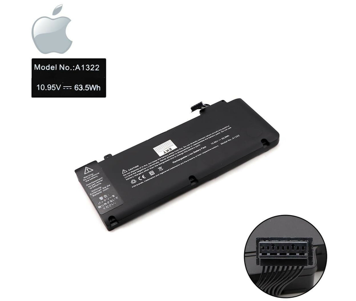 Laptop Battery | 10.8V 5.2Ah | Compatible With Apple A1322