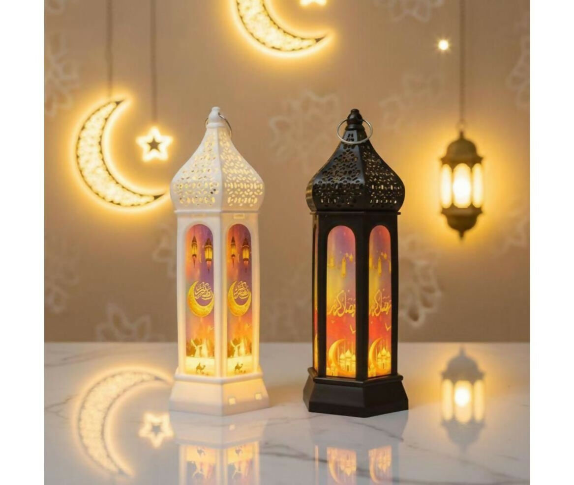 Fanous Light LED, Black, Battery, Height: 15cm
