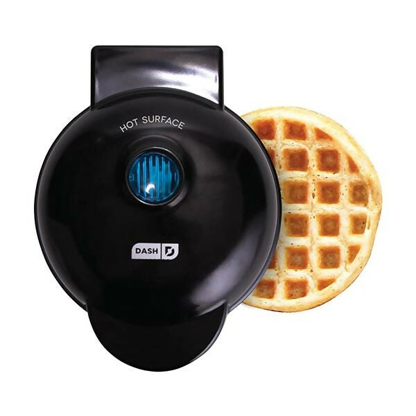 Dash Waffle Maker 10cm Plate - Black