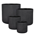 Nuovo Round Flower Pot with Drainage System
