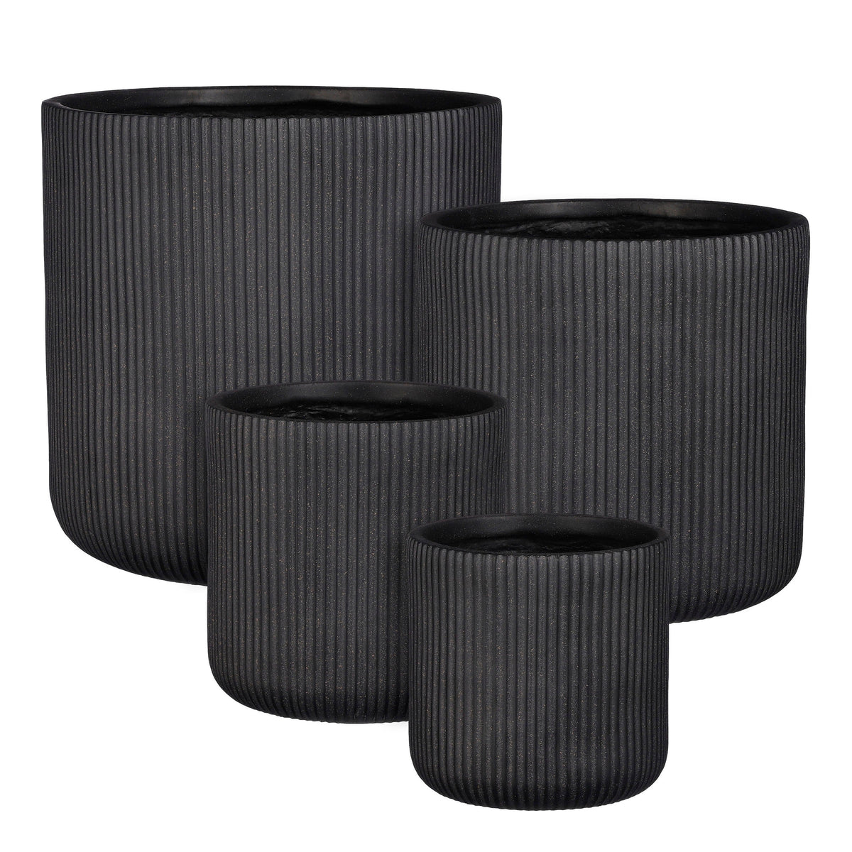 Nuovo Round Flower Pot with Drainage System