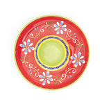 Tex-Mex Chip&Dip Plate Hand-Decorated Ceramic