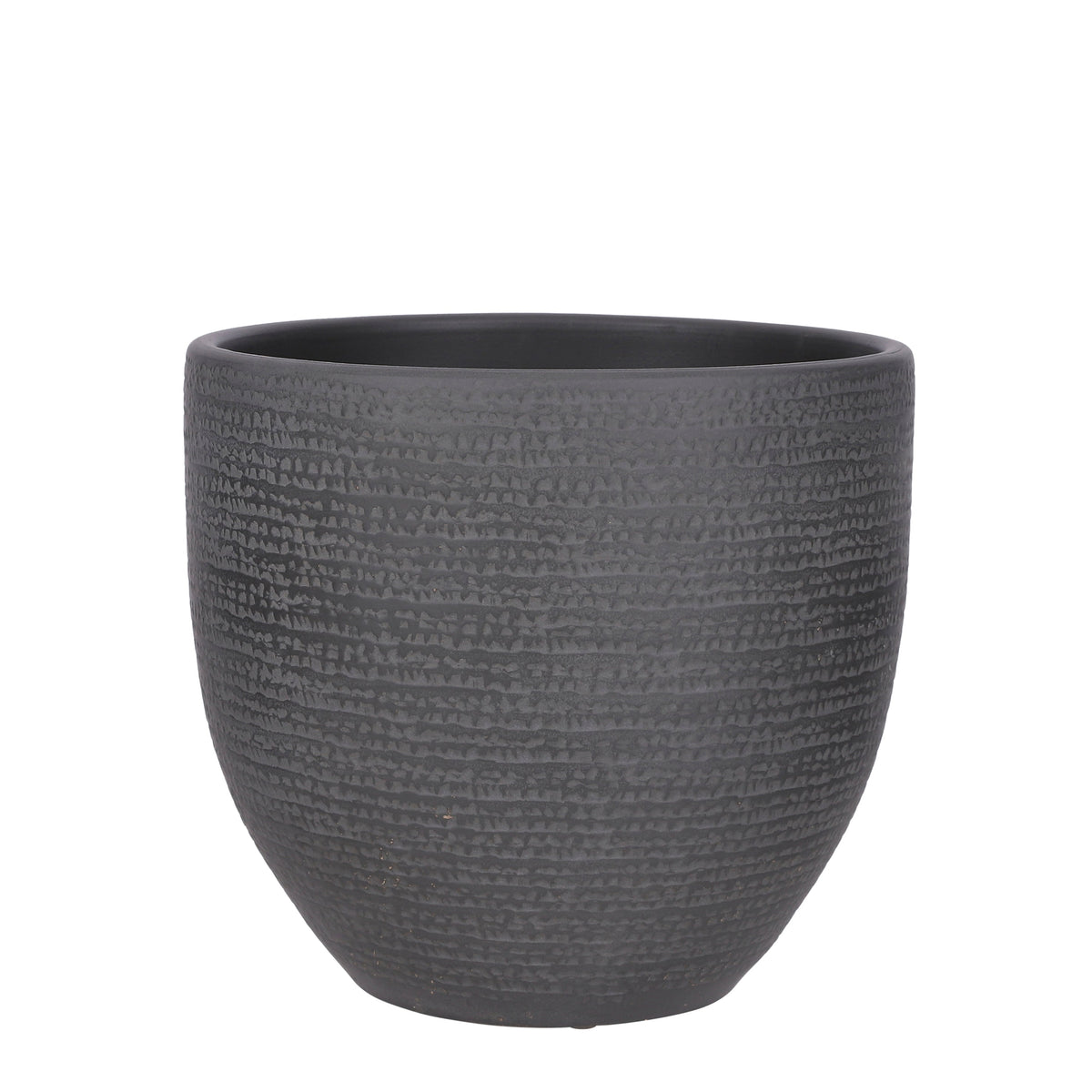 Carrie Round Flower Pot - Natural Design, Durable Material