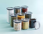 Crystal Square Storage Container Airtight Polystyrene Food Box