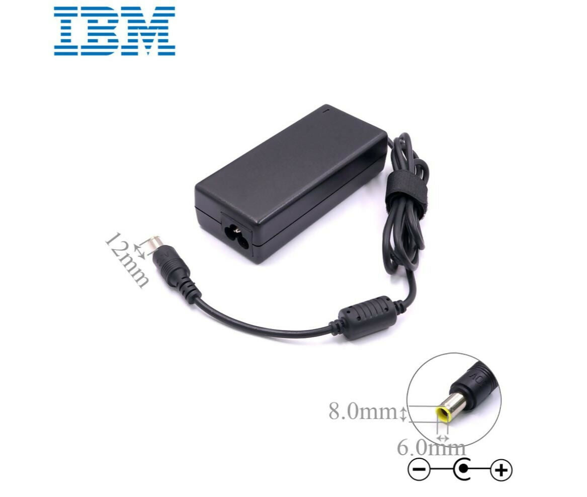 Laptop Power Adapter | DC 19V 3.42A 65W | 7.9x6mm | Compatible With IBM