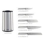 Joseph Joseph Elevate Steel Knives Carousel 5-piece Set