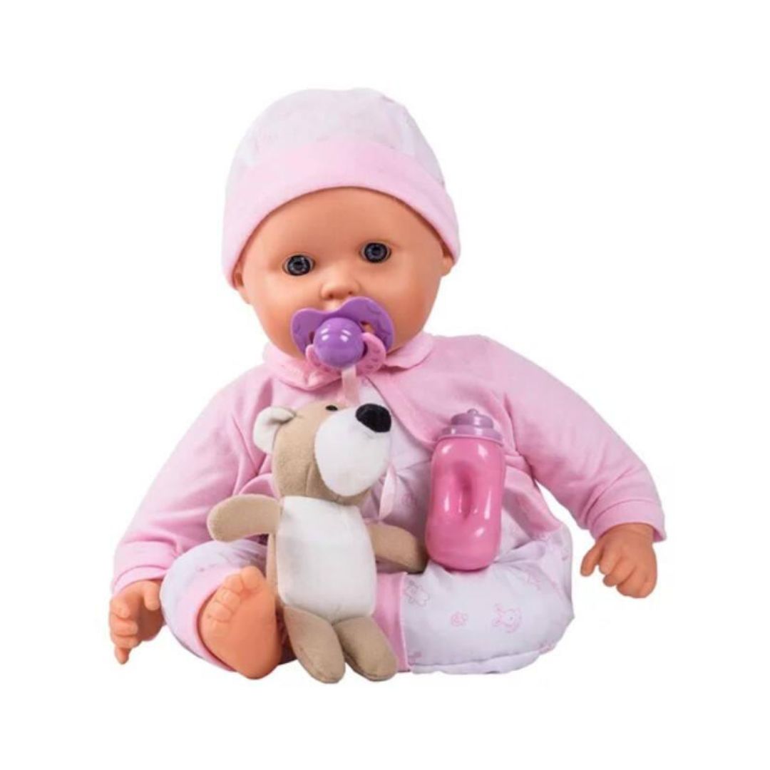 Cerise & Capucine Baby & Teddy Bear Doll