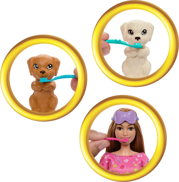 Barbie Doll & Puppy Slumber Party