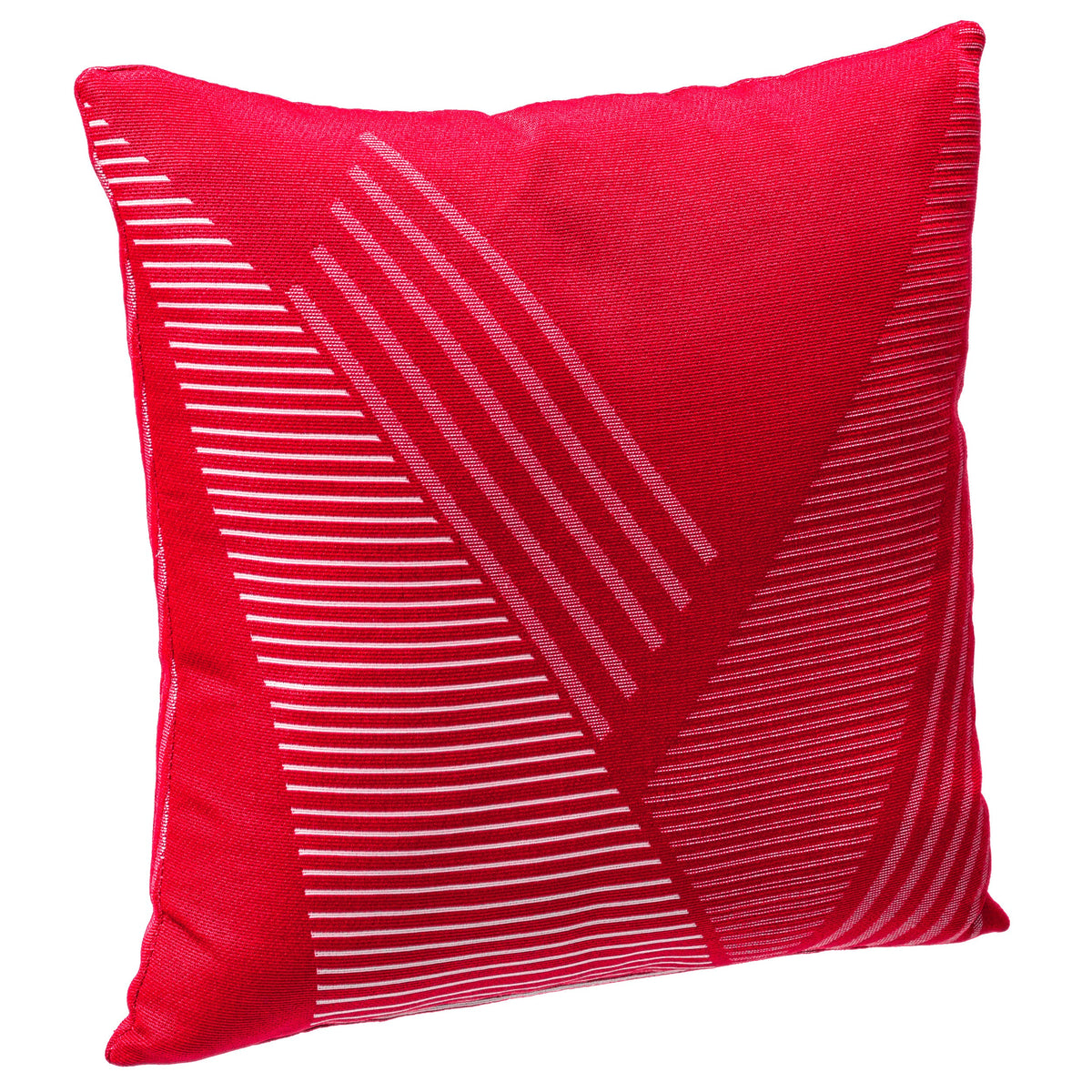 Jacquard Pillow 40x40 cm - Water-Repellent, Pomegranate Red