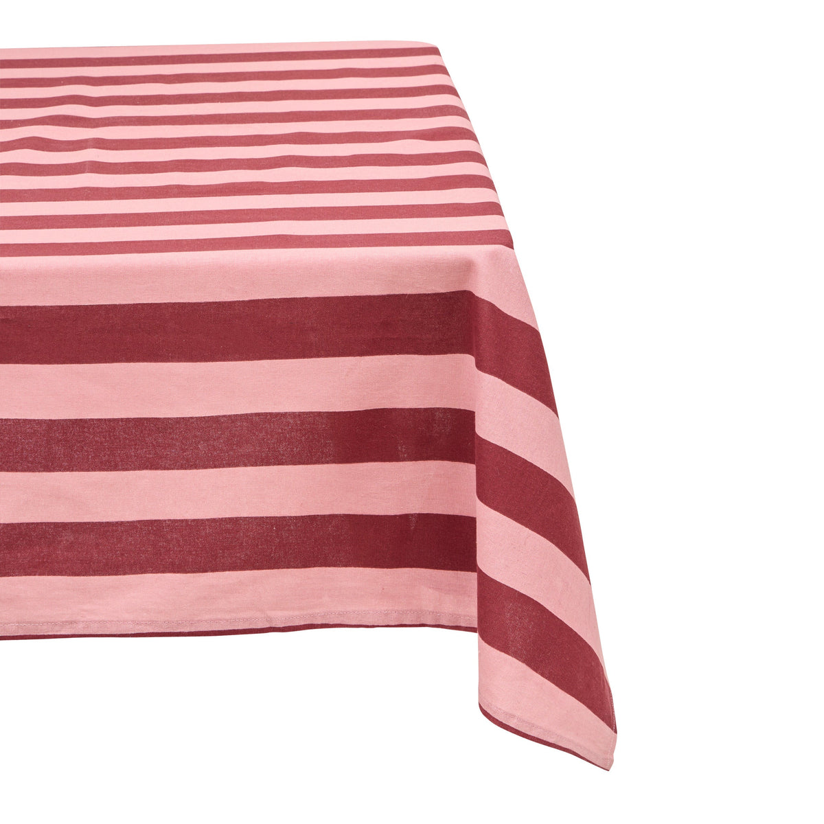 Cherry Tablecloth - Rectangular Cotton Striped 250 x 150 cm