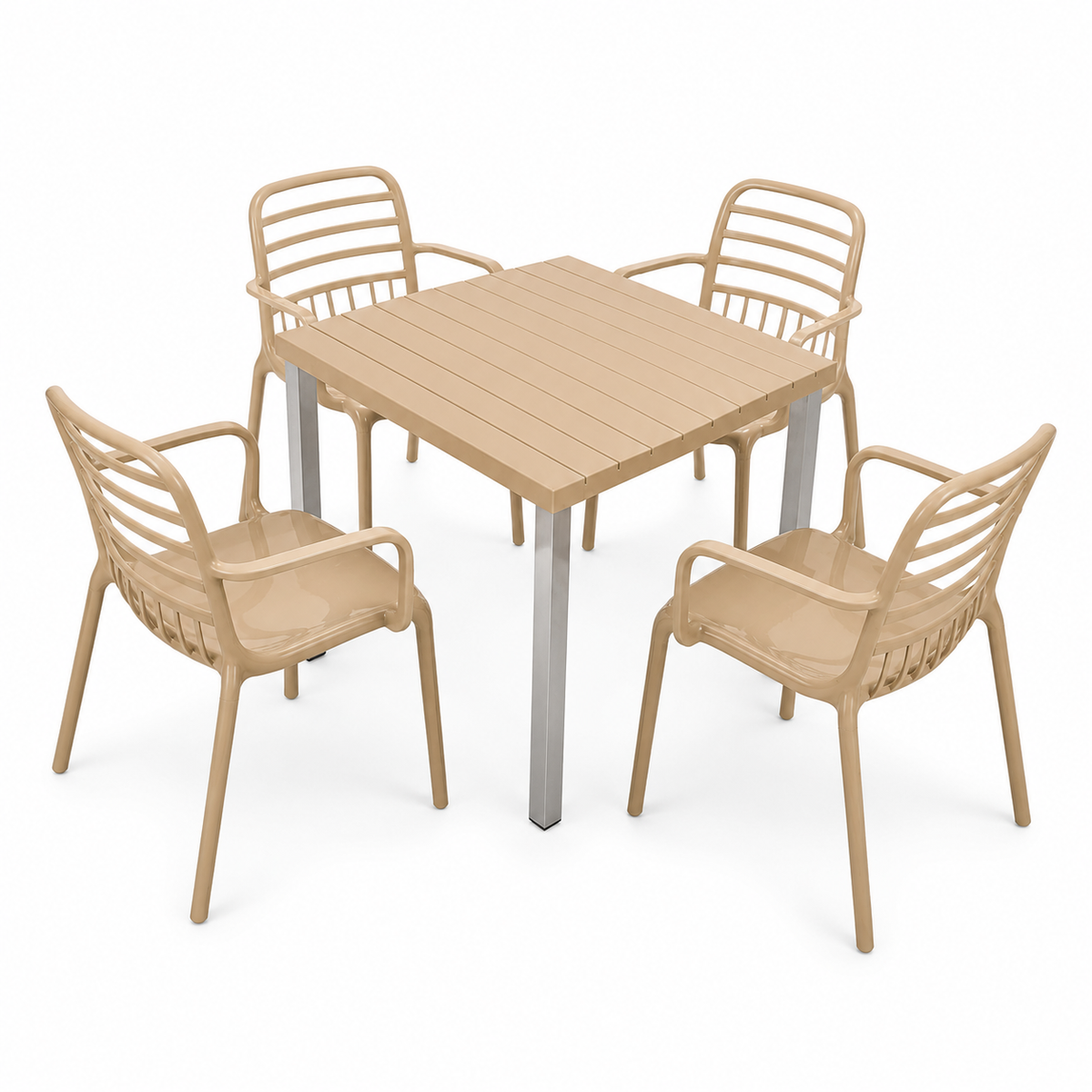 Dining Set – Table with 4 Chairs
