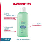Ducray Sabal Sebo-Reducing Shampoo for Oily Scalp with Sabal Serrulata Extract 200ml-4