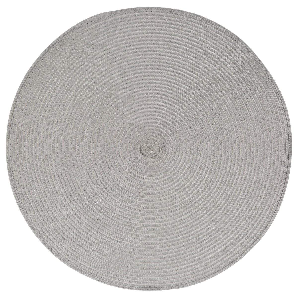 Round Braided Placemat - Eco-friendly Polyester, Natural & Durable