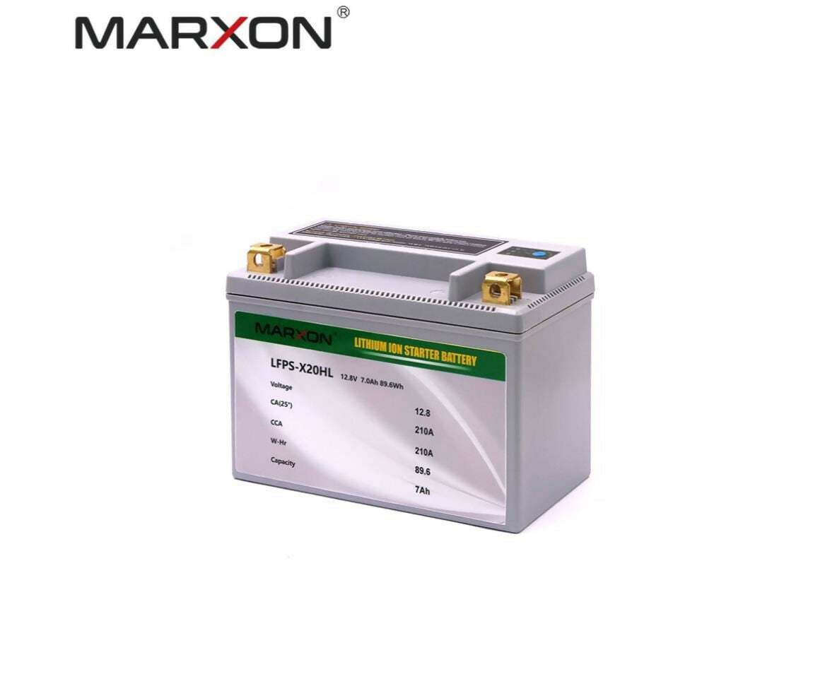Motorcycle Battery | LFPS-X20HL Marxon | 12.8V 7.0Ah