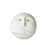 Ceramic Abstract Character Ornament White Artistic Home Decor