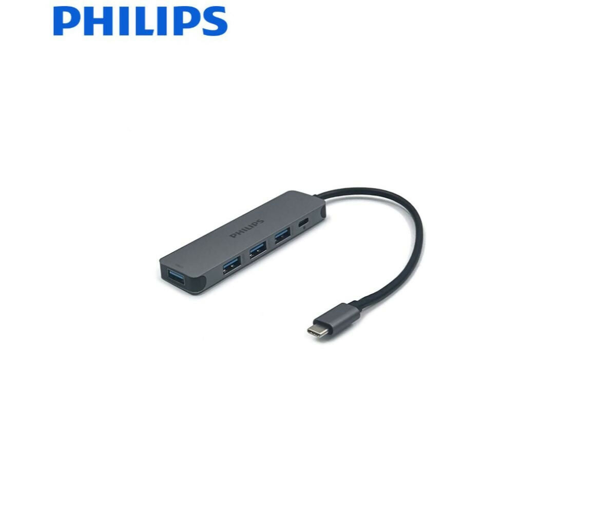 Computer Accessories | Hub USB-C | 4-Port 3.0 & 1x USB-C | Philips