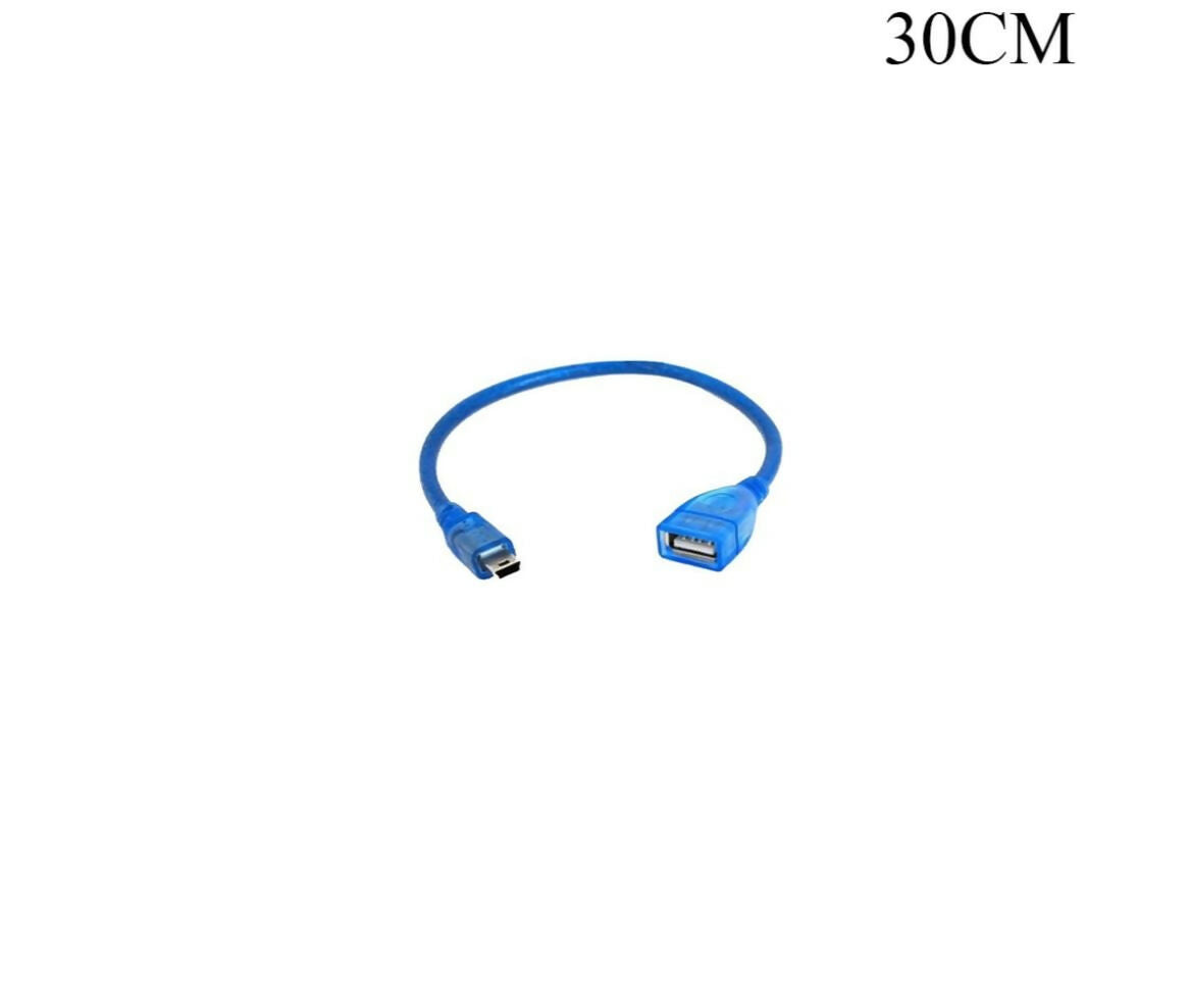 Data Cable | Mini USB Male - USB Female | 0.30M