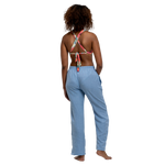 Kali Linen Pants - Sky Blue