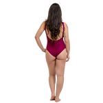 Nina One Piece Swimsuit - Burgundy