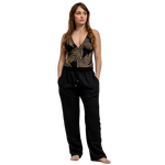 black linen pants
