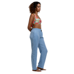 Kali Linen Pants - Sky Blue